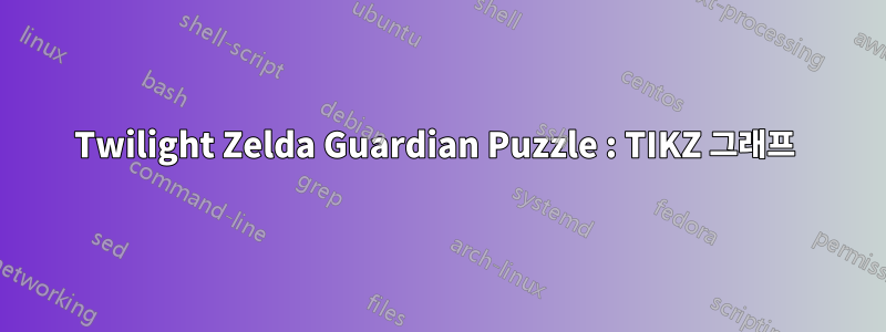 Twilight Zelda Guardian Puzzle : TIKZ 그래프 