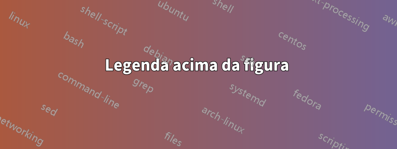 Legenda acima da figura