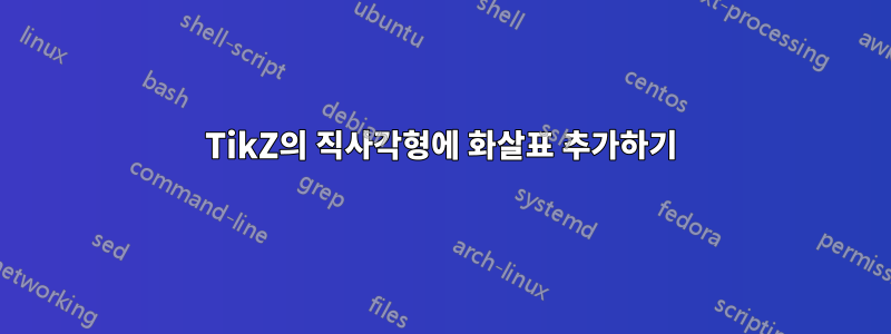 TikZ의 직사각형에 화살표 추가하기