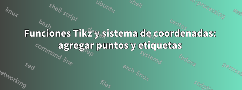 Funciones Tikz y sistema de coordenadas: agregar puntos y etiquetas