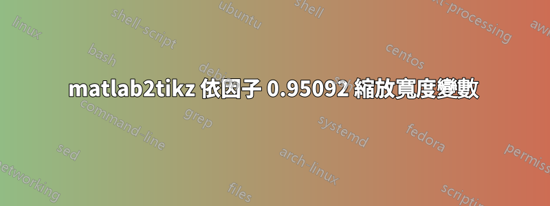 matlab2tikz 依因子 0.95092 縮放寬度變數