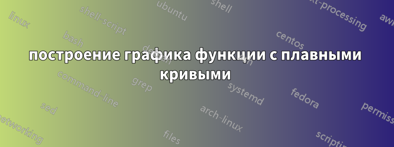 построение графика функции с плавными кривыми