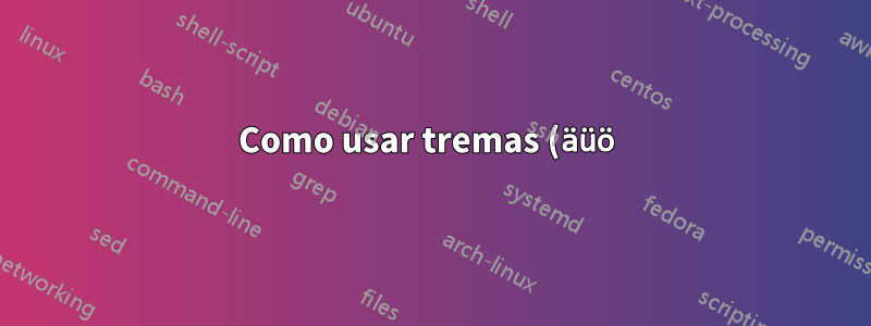 Como usar tremas (äüö) em rótulos de eixos com knitr, LuaTex e tikz?