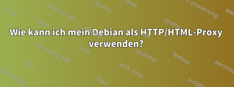 Wie kann ich mein Debian als HTTP/HTML-Proxy verwenden?
