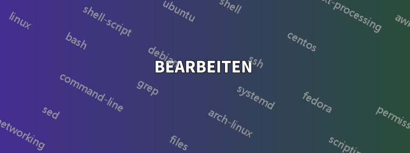 BEARBEITEN