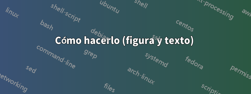 Cómo hacerlo (figura y texto)