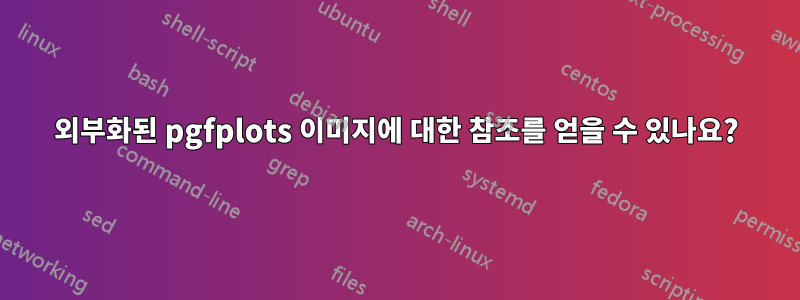 외부화된 pgfplots 이미지에 대한 참조를 얻을 수 있나요?