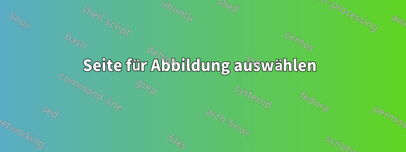 Seite für Abbildung auswählen 