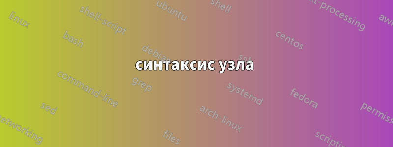 синтаксис узла