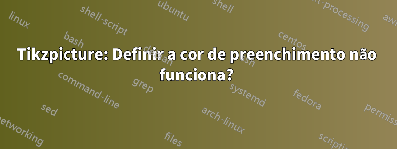 Tikzpicture: Definir a cor de preenchimento não funciona?