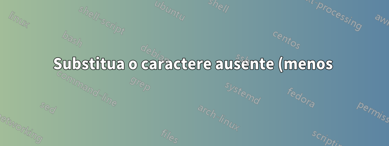 Substitua o caractere ausente (menos) na fonte do texto para uso em siunitx por fontspec
