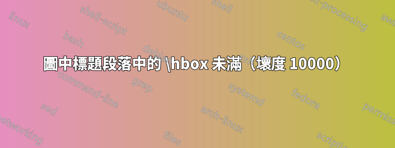 圖中標題段落中的 \hbox 未滿（壞度 10000）