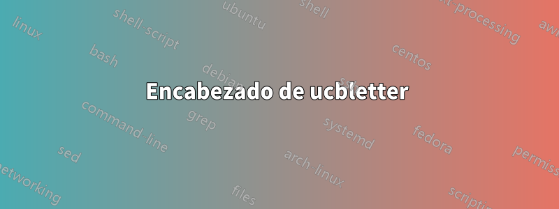 Encabezado de ucbletter