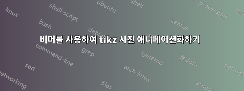 비머를 사용하여 tikz 사진 애니메이션화하기 