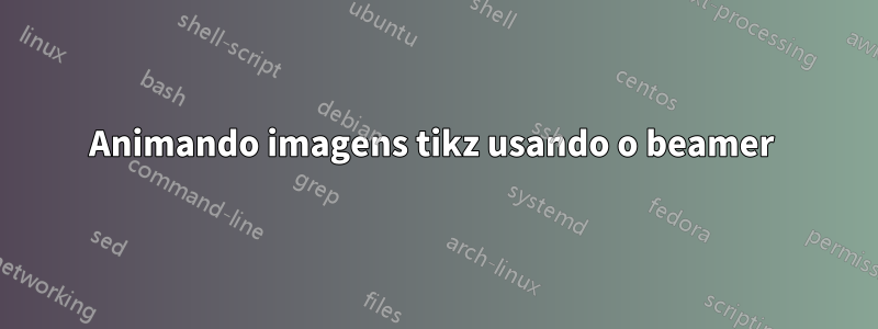 Animando imagens tikz usando o beamer 