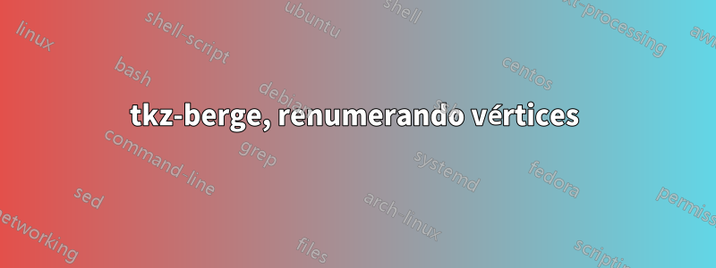tkz-berge, renumerando vértices