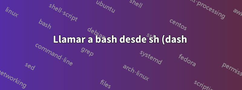 Llamar a bash desde sh (dash) con comandos leídos de args y "cadena entre comillas no terminada"/"EOF inesperado"