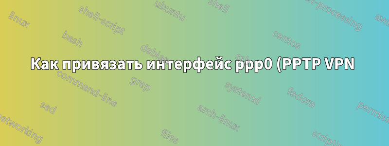 Как привязать интерфейс ppp0 (PPTP VPN) как «внешний» на прокси-сервере?