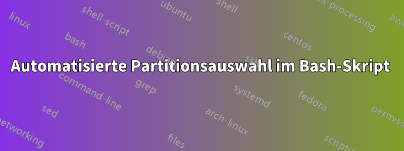 Automatisierte Partitionsauswahl im Bash-Skript