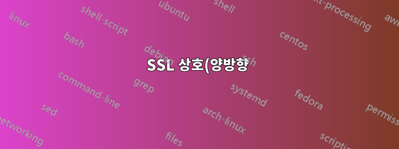 SSL 상호(양방향) 인증 구성