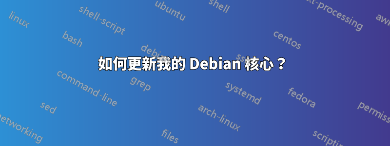 如何更新我的 Debian 核心？