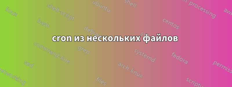 cron из нескольких файлов