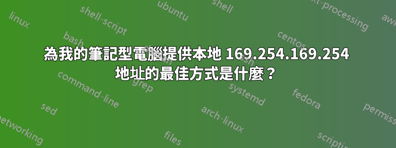 為我的筆記型電腦提供本地 169.254.169.254 地址的最佳方式是什麼？