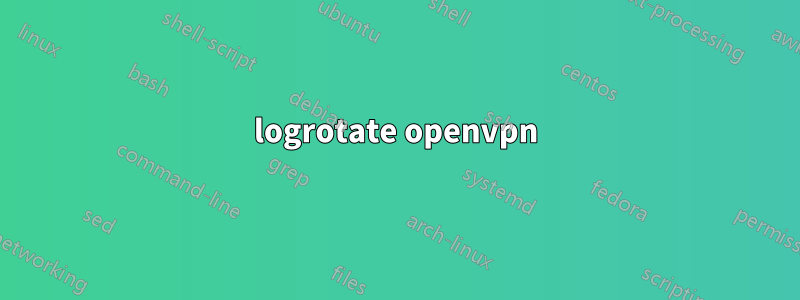 logrotate openvpn