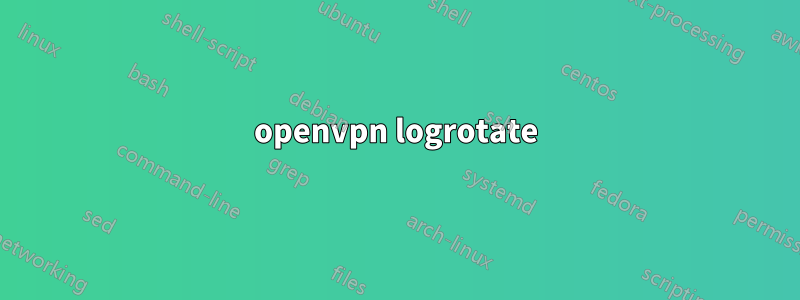 openvpn logrotate