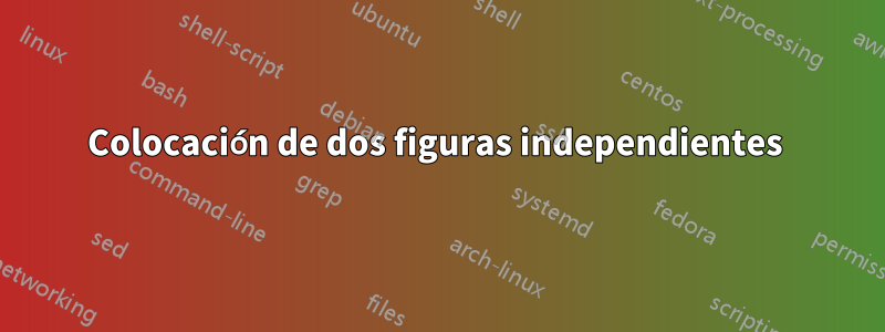 Colocación de dos figuras independientes 