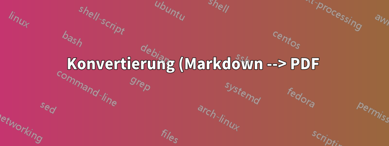 Konvertierung (Markdown --> PDF) von \"{e} schlägt mit Pandoc fehl
