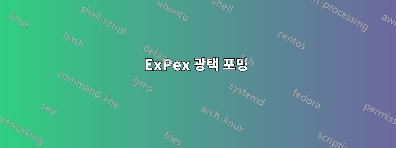 ExPex 광택 포밍