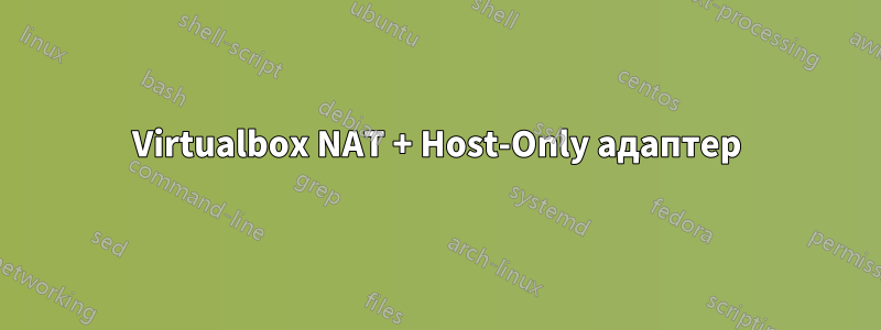 Virtualbox NAT + Host-Only адаптер