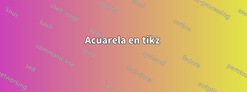 Acuarela en tikz