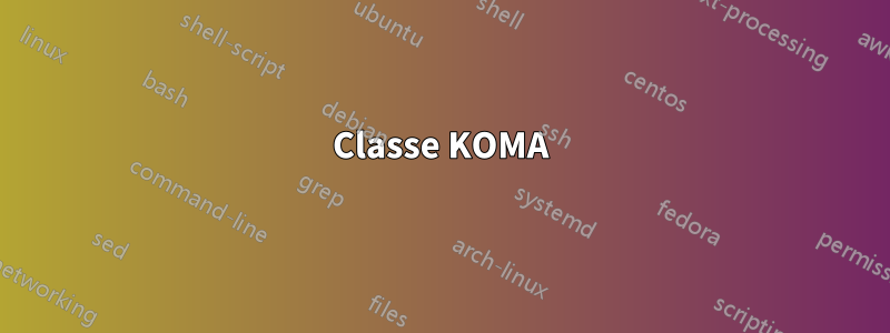 Classe KOMA