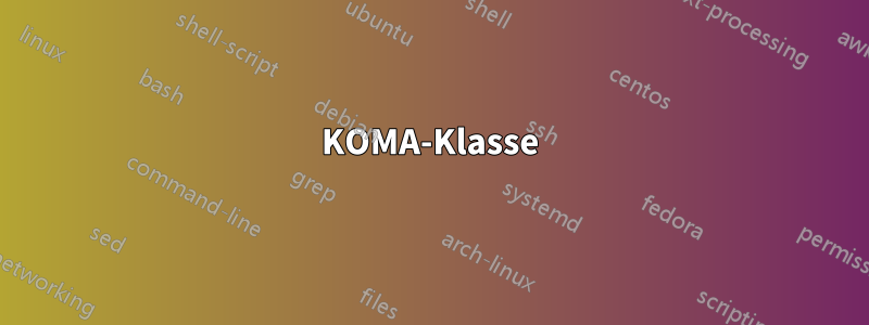 KOMA-Klasse