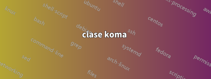 clase koma