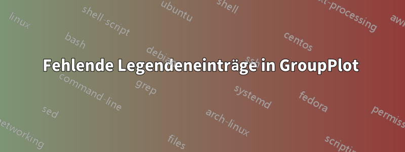 Fehlende Legendeneinträge in GroupPlot