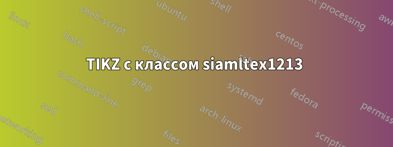 TIKZ с классом siamltex1213