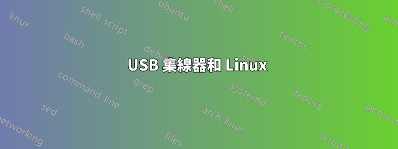 USB 集線器和 Linux