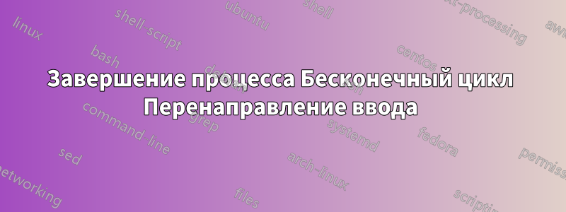 Завершение процесса Бесконечный цикл Перенаправление ввода