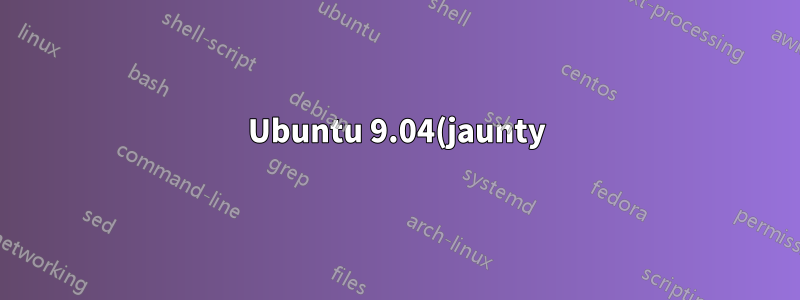 Ubuntu 9.04(jaunty)에서 약간의 변형을 가하여 실행하려면 매우 가벼운 GUI가 필요합니다.
