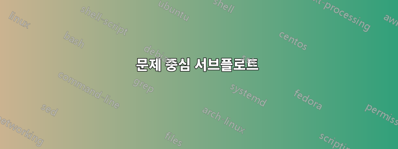 문제 중심 서브플로트