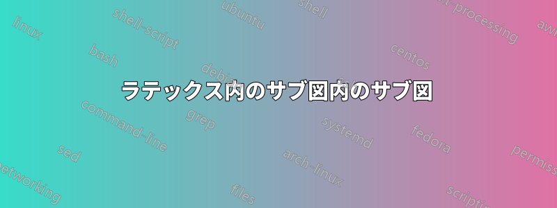 ラテックス内のサブ図内のサブ図