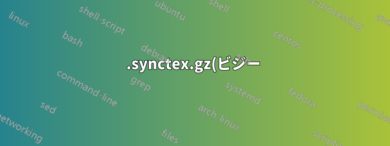 .synctex.gz(ビジー)