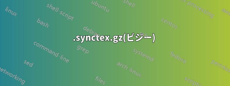 .synctex.gz(ビジー)