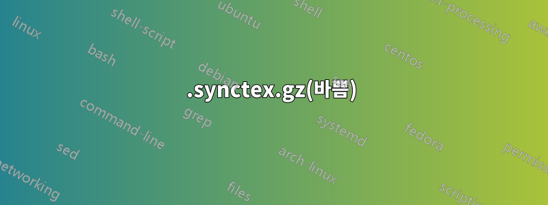 .synctex.gz(바쁨)