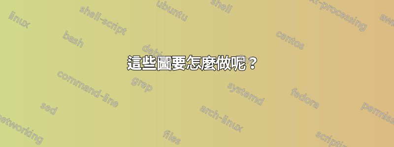 這些圖要怎麼做呢？ 