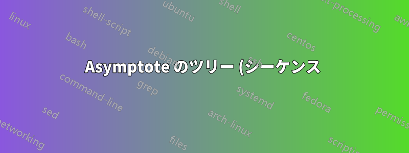Asymptote のツリー (シーケンス) 図