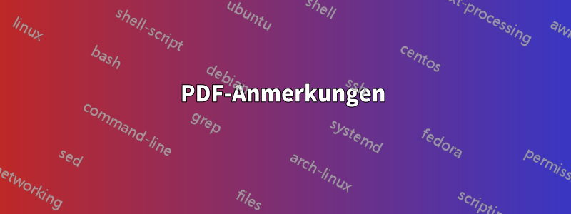 PDF-Anmerkungen